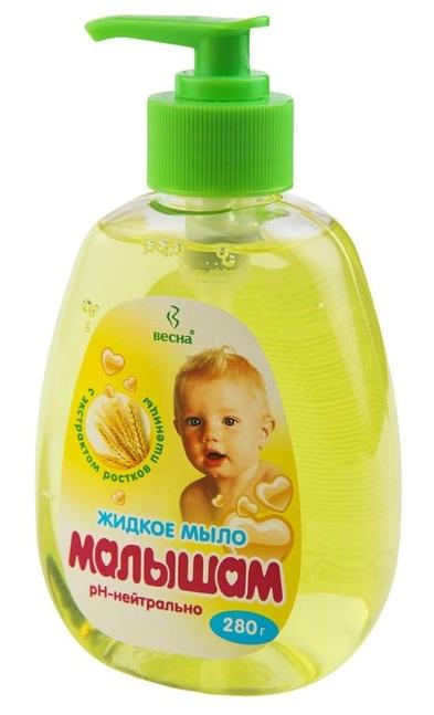 Мыло жид. Малышам с экстр.рост.пш. 280г (Р)