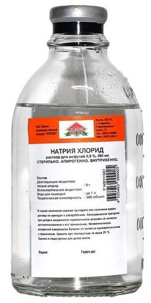 Р-р натрия хлорид 0.9% 250мл (Р) Эском#