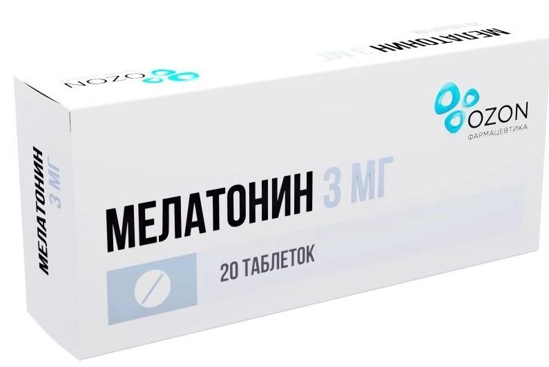 Мелатонин таб.3мг N20 (Р) Озон