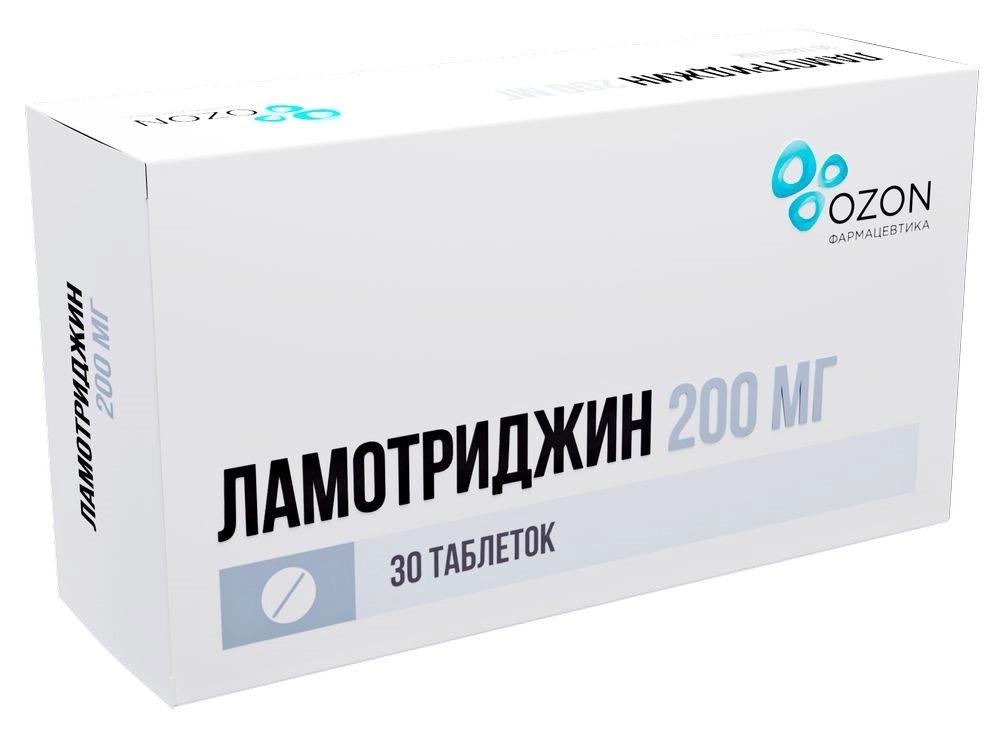 Ламотриджин таб. 200мг N30 (Р) Озон