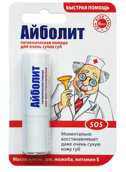 Помада Айболит гигиенич. SOS-восстан. (Р)