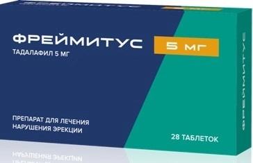Фреймитус таб. п/о 5мг N28 (P) Озон (Тадалафил)