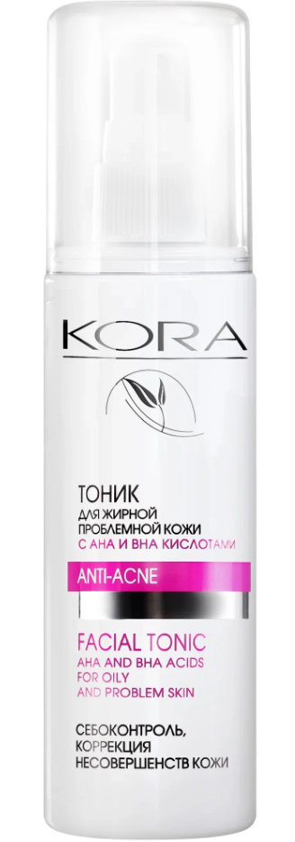 Кора Тоник с АНА/ВНА кисл. 150мл д/жир./пробл.кожи (1107) (Р)