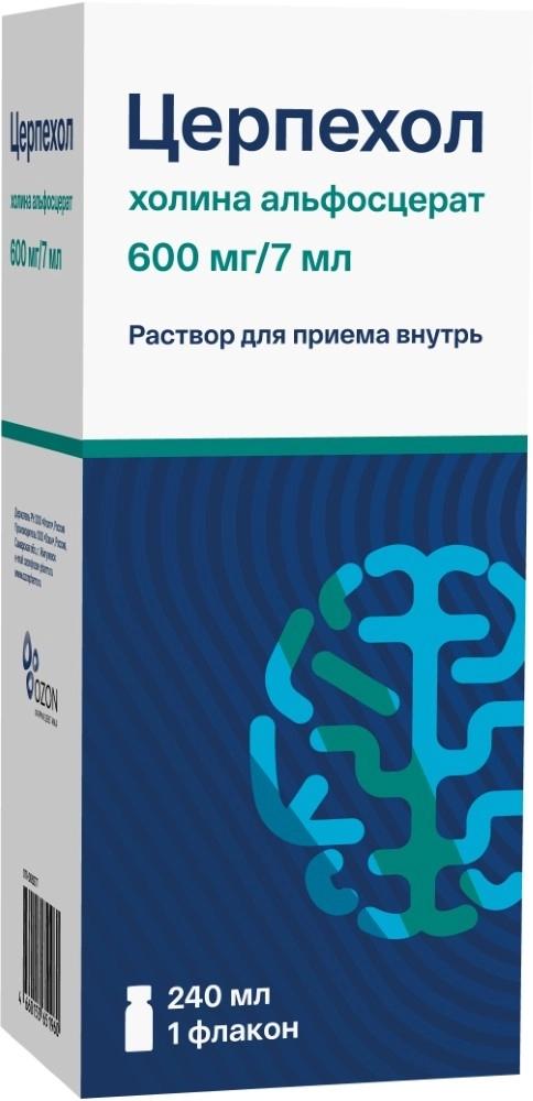 Церпехол р-р д/пр.внутрь 600мг/7мл 240мл (Р) (Церетон)#