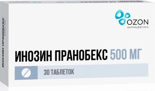 Инозин Пранобекс таб. 500мг N30 (изопринозин) Озон (Р)