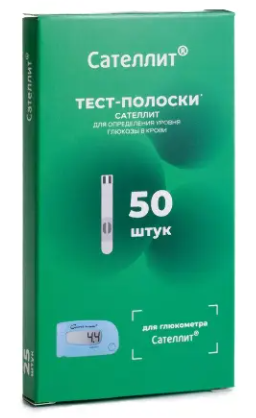 Тест-полоска Сателлит N50 (Р) (НДС)