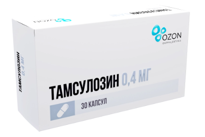 Тамсулозин капс. 0.4мг N30 (Р) Озон#