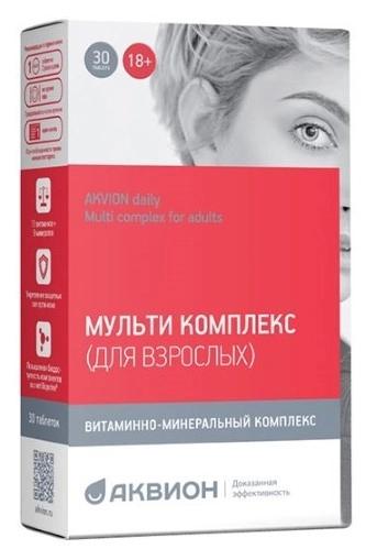 Аквион Мульти комплекс д/взр.таб. N30 (Р) (ПТ)