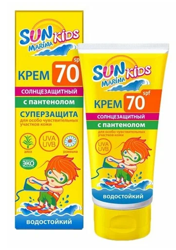 SM Kids Крем солнцезащ..SPF-70 50мл д/чув.участков