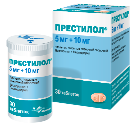 Престилол таб. п/о 5мг+10мг N30 (Р)
