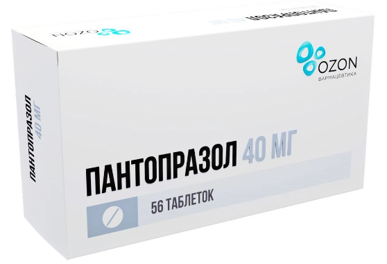 Пантопразол таб. п/о 40мг N56 (Р)