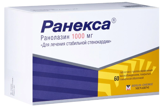 Ранекса таб.пролонг.д-я 1000мг N60 (Р)