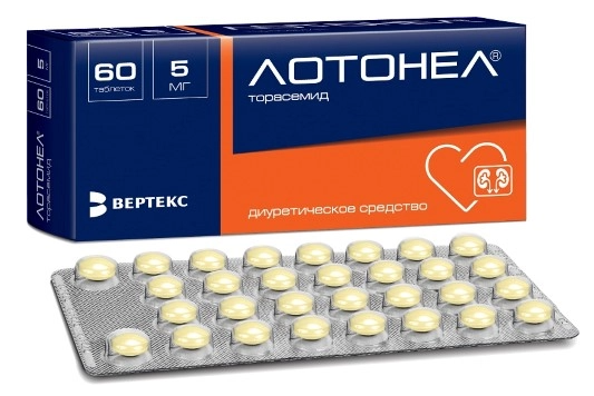 Лотонел таб. 5мг N60 блист.(Р) (торасемид)