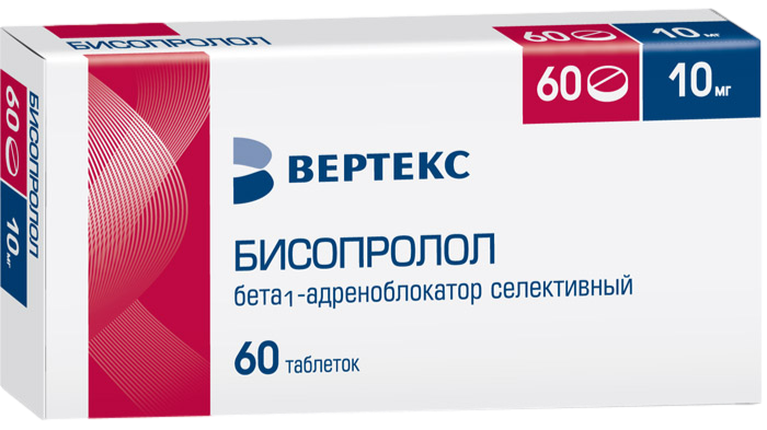 Бисопролол-Вертекс таб. 10мг N60 (Р)#