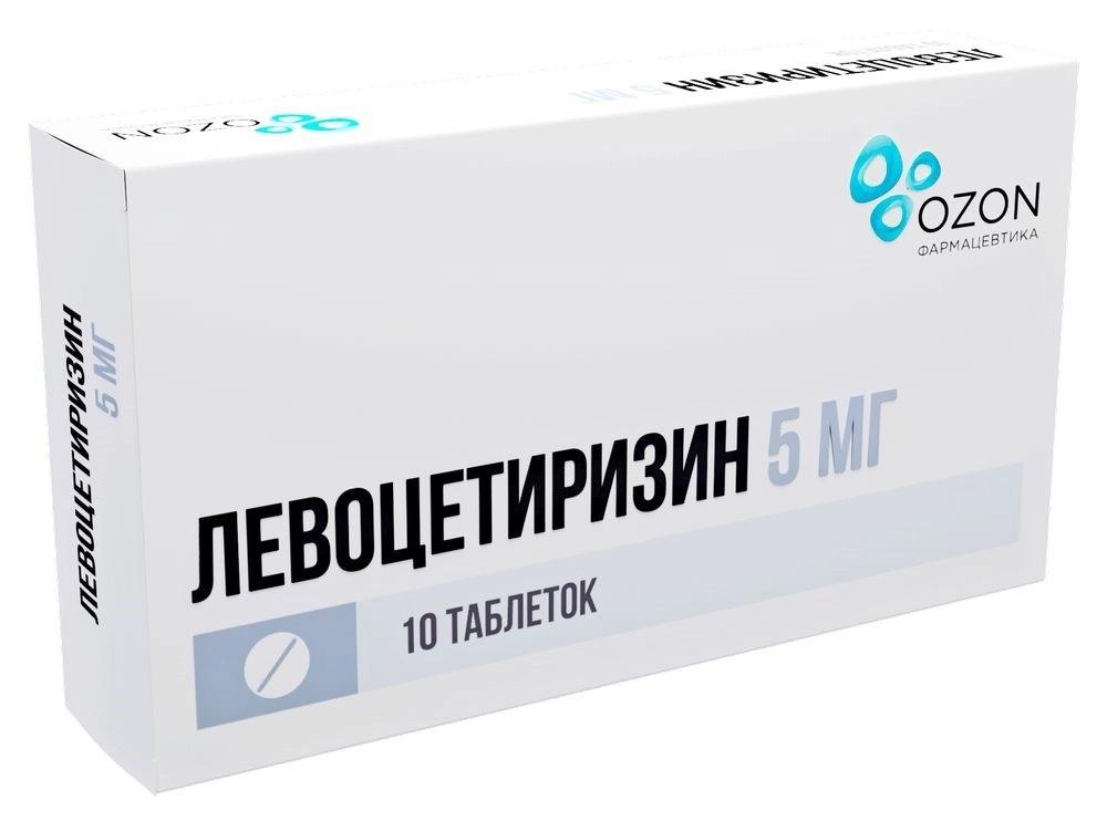 Левоцетиризин таб. 5мг N10 (P) Озон