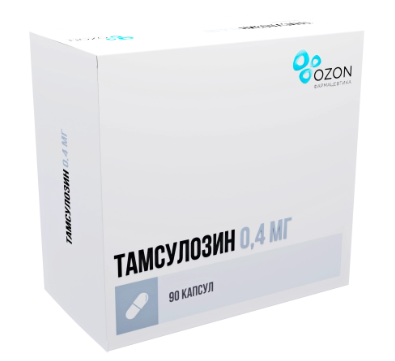 Тамсулозин капс. 0.4мг N90 (Р) Озон#