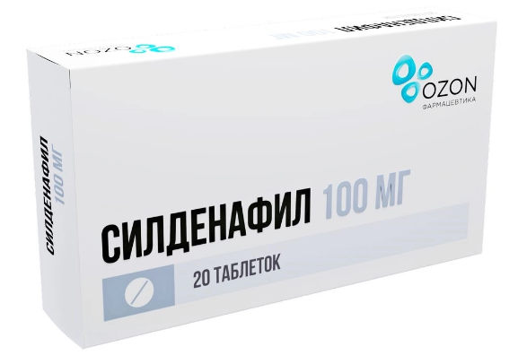 Силденафил таб.п/о 100мг N20 (Р)