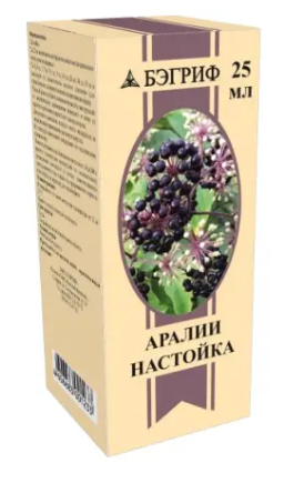 Н-ка аралии 25мл (Бэгриф) (Р)