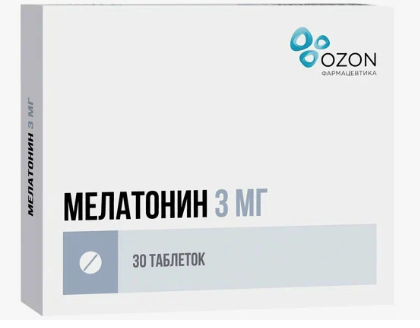 Мелатонин таб.3мг N30 (Р) Озон