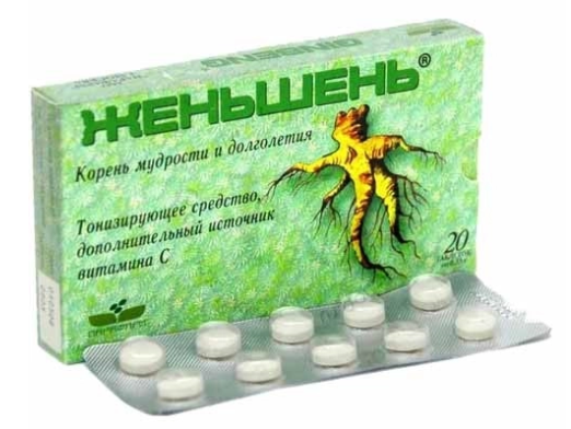 Женьшень таб. N20 (Р) (ПТ)