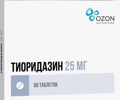 Тиоридазин таб.п/п.об.25мг N60 Озон# (Сонапакс)
