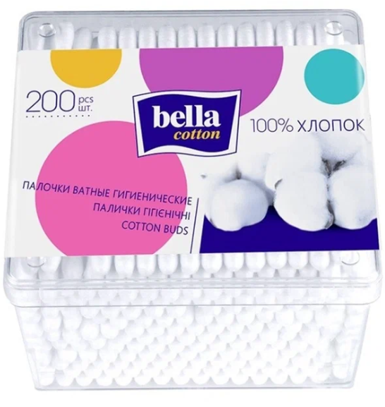 Палочки ватные Bella N200 (Р)