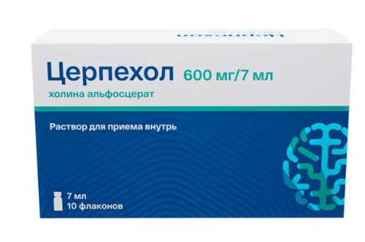 Церпехол р-р д/пр.внутрь 600мг/7мл 7мл N10 (Р) (Церетон)#