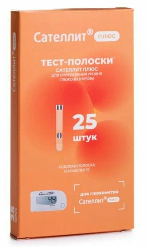 Тест-полоска Сателлит Плюс N50 (Р) (НДС)