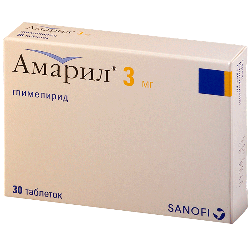 Амарил таб. 3мг N30 (Р)