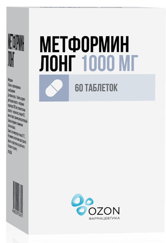 Метформин Лонг таб. 1000мг N60 (Р)#