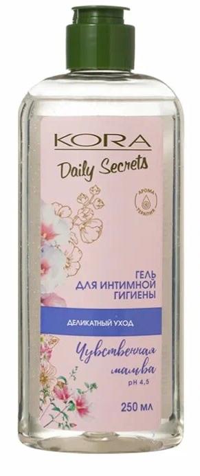 Кора Daily Secrets Гель д/интимной гигиены чувст.мальва 250мл (P) (31310)