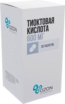Тиоктовая к-та таб. 600мг N 100 (Р) Озон#