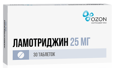 Ламотриджин таб. 25мг N30 (Р) Озон