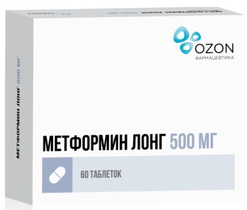 Метформин Лонг таб. 500мг N60 (блист.) (Р)#
