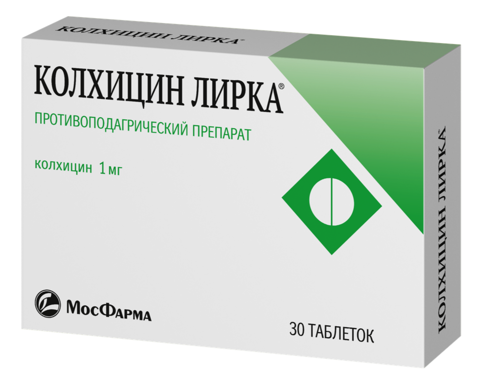 Колхицин Лирка таб. 1мг N30 (Р)