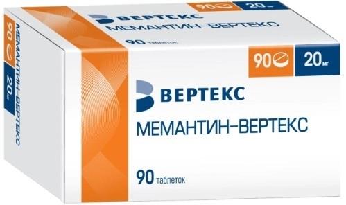 Мемантин-Вертекс таб.20мг N90 (Р)#