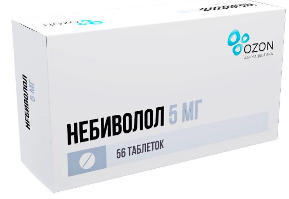 Небиволол таб. 5мг N 56 (Р) Озон
