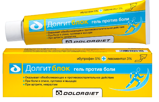 Долгитблок гель 5%+3% 100г (Р)