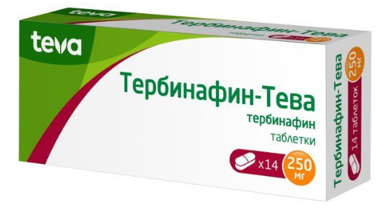 Тербинафин-Тева таб. 250мг N14 (Р)