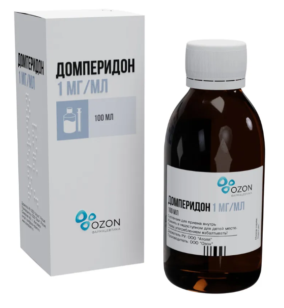 Домперидон сусп. 1мг/мл 100мл (Р)