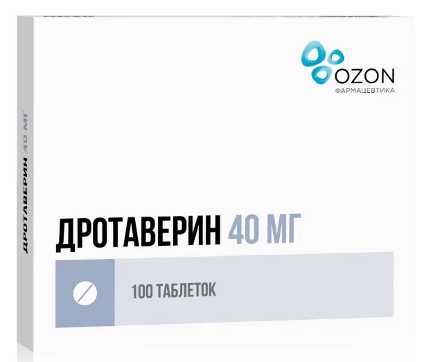 Дротаверин таб. 80мг N10 (Р) Озон#