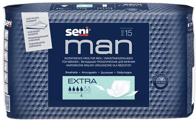 Вкладыши спец. д/мужчин Seni  Man Extra N 15