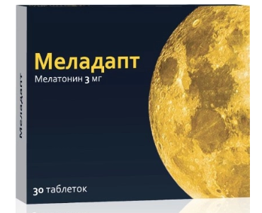 Меладапт таб.3мг N30 (Р) Озон (Мелатонин)