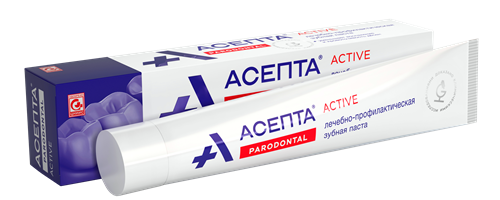 Асепта Activ З/п леч.-профил. 75мл (Р)