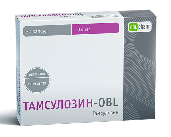Тамсулозин-OBL капс. с модиф. высв. 0.4мг N 30 (Р)#