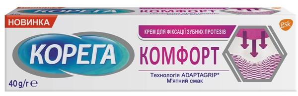 Корега фикс.крем э/сил. Макс.фикс.+комфорт 40г (Р)