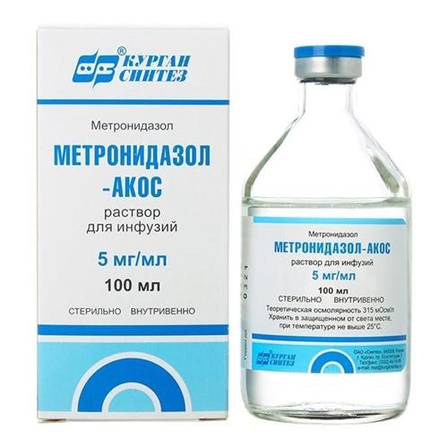 Метронидазол-Акос 0.5% 100мл (Р)#