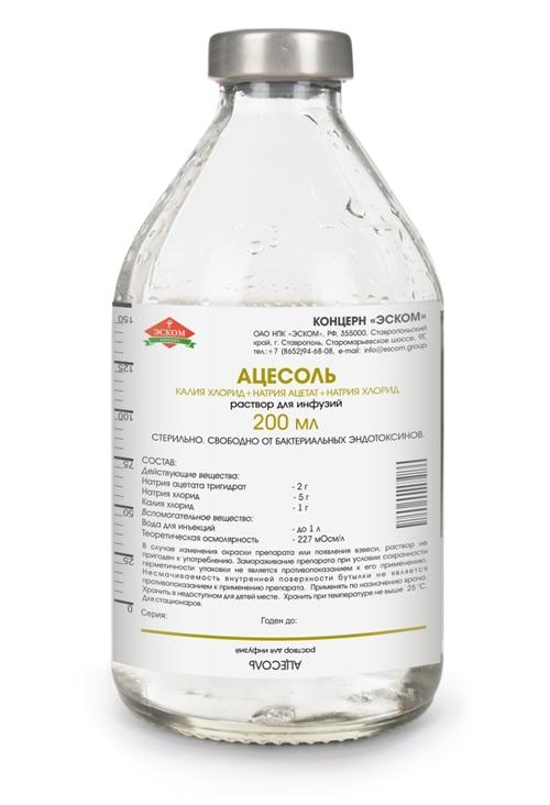 Ацесоль р-р 200мл (Р) Эском#