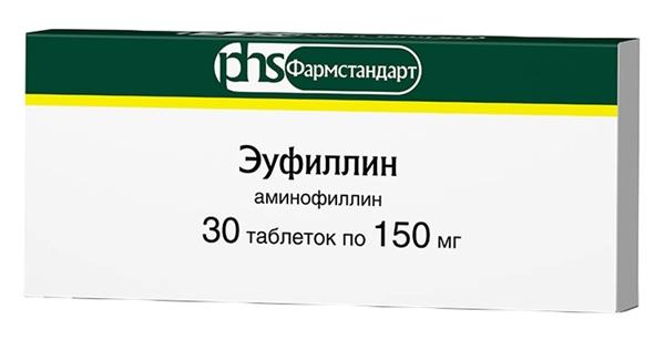 Эуфиллин таб.150мг N 30 (ФармстаЛС)(Р)#