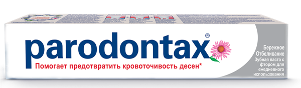 З/п Пародонтакс Бережное отбелив. 75мл (Р)